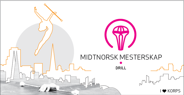 Logo Midtnorsk Mesterskap i drill